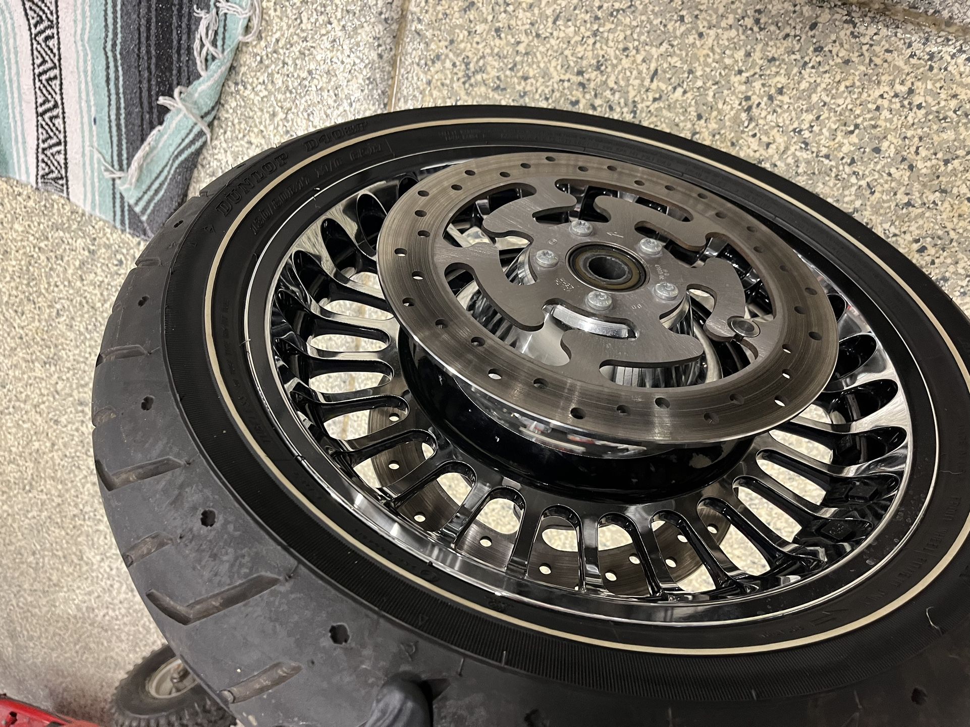 20102017 Harley Davidson Electra Glide Ultra Limited FRONT /Rear WHEEL RIM TIRE 130/80 B17 for