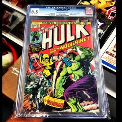 The Incredible Hulk 181 CGC 8.5 Origin and First Appearance of Wolverine