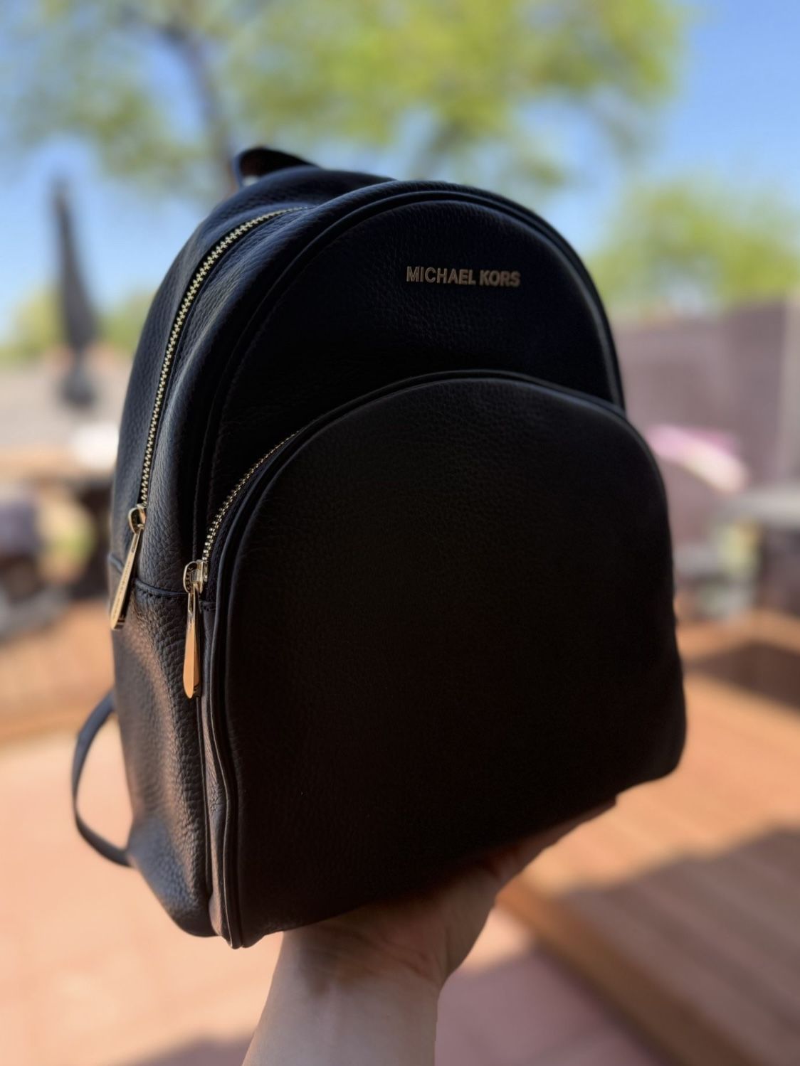 Michael Kors Black Backpack