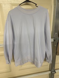Lululemon Light Blue Crewneck Sweatshirt