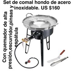 Set De Comal Hondo Para Enchiladas O Para Freír Diferentes Cosas. Con 6 Piezas Incluidas.