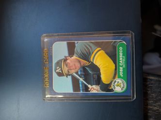 Fleer Jose Canseco Rookie Card Oakland Athletics