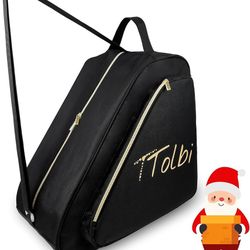 Premium Skate Bag for Roller, Ice, Inline & Quad Skates - Lightweight & Durable Rollerblades Bag – Waterproof Backpack for Figure & Ice Skating Access