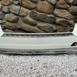 ✅ ORIGINAL REAR Bumper Mercedes WHITE X204 GLK GLK(contact info removed) 2014 2015 + CHROME