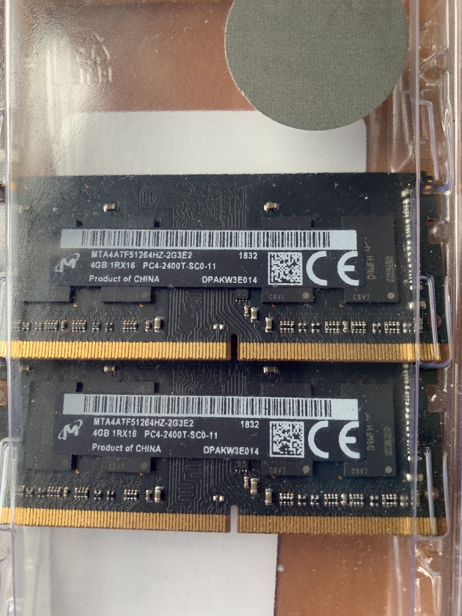 8GB sRam for 2018 IMAC 27" 5K Retina, Mac Mini (late 2018), and PC