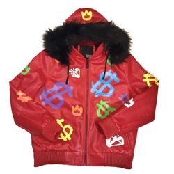 Men’s “Dollar Sign” Jacket. Medium, Large, and XL.