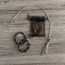 Jewelry Bundle (BRAND NEW) (Necklace + Earrings + Bracelet)