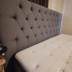 Cal King Bed frame . Mattress included if wanted. 