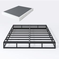 King Size Low Profile (7 Inch) Heavy Duty Metal Box Spring