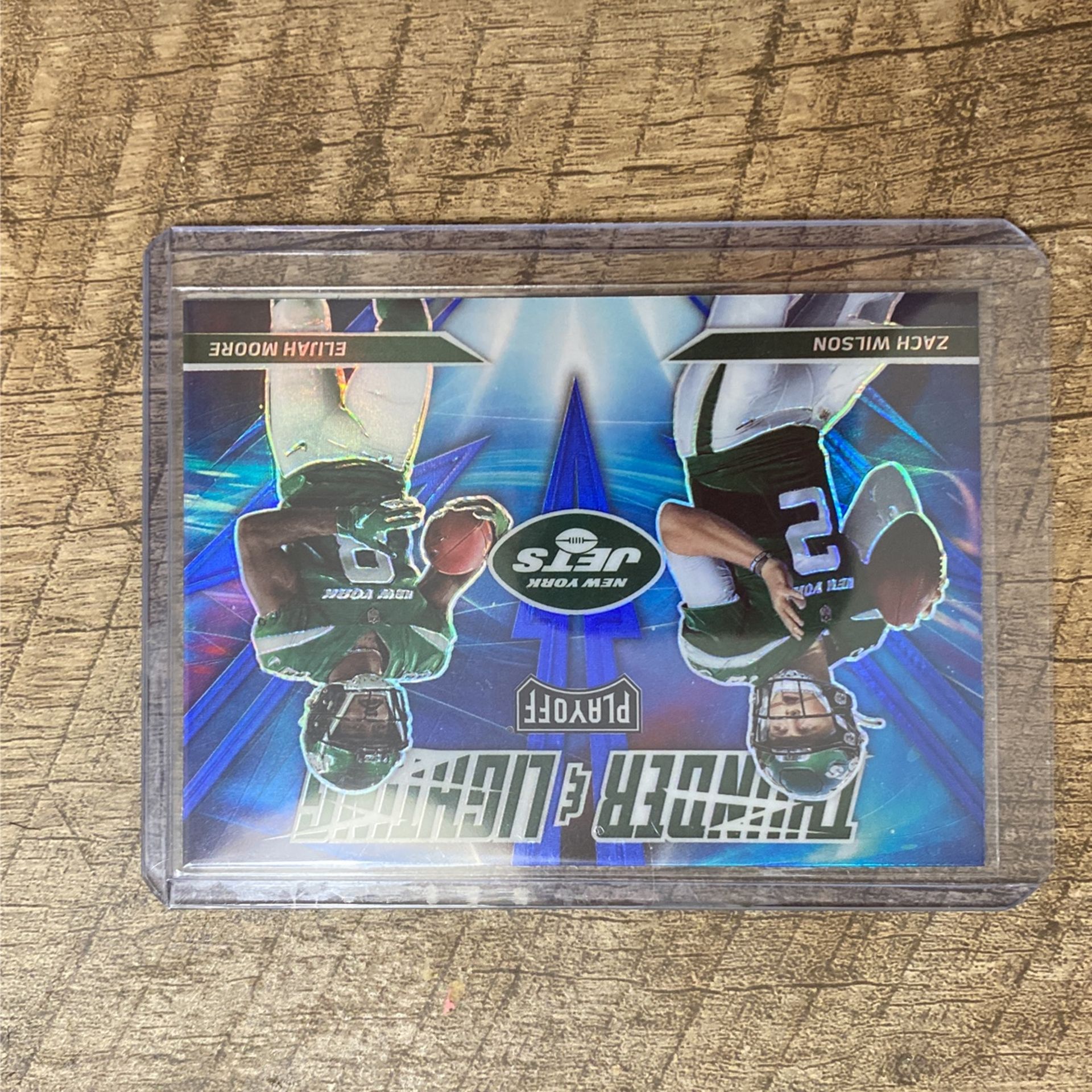 Thunder And Lighting Football Card