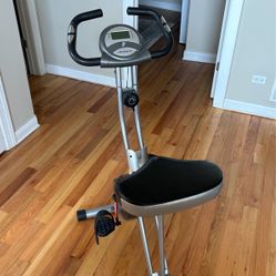 Exerpeutic Folding Exercise Bike, 8 Levels of Resistance Stationary Bike