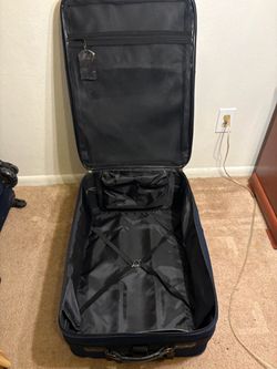 Navy Blue Soft-Side Luggage Suitcase