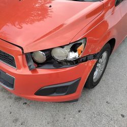 2012 Orange Chevy Sonic