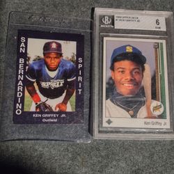 Ken Kriffey Jr - Rookie Card Collection - Graded