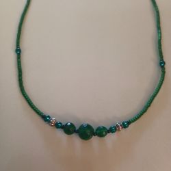 Jade Bead Necklace 