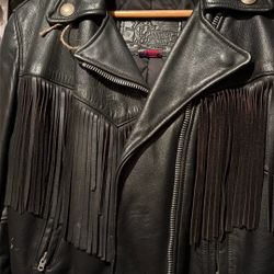Fringe Leather Jacket Motorcycle