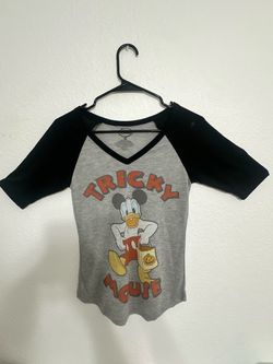 Disney Donald Duck Halloween Tricky Mouse Shirt XS