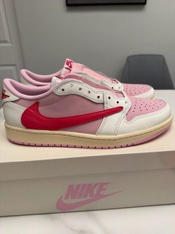 Jordan 1 retro OG SP Travis Scott sail tropical pink Sz 10