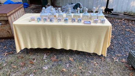 Entire table of precious moments in boxes