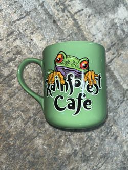 Rainforest Cafe Frog Mug