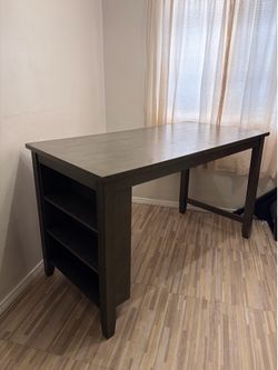 Dining table with storage