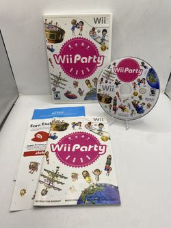 Wii Party (Nintendo Wii, 2010) CIB W/ Manual Tested Working minty