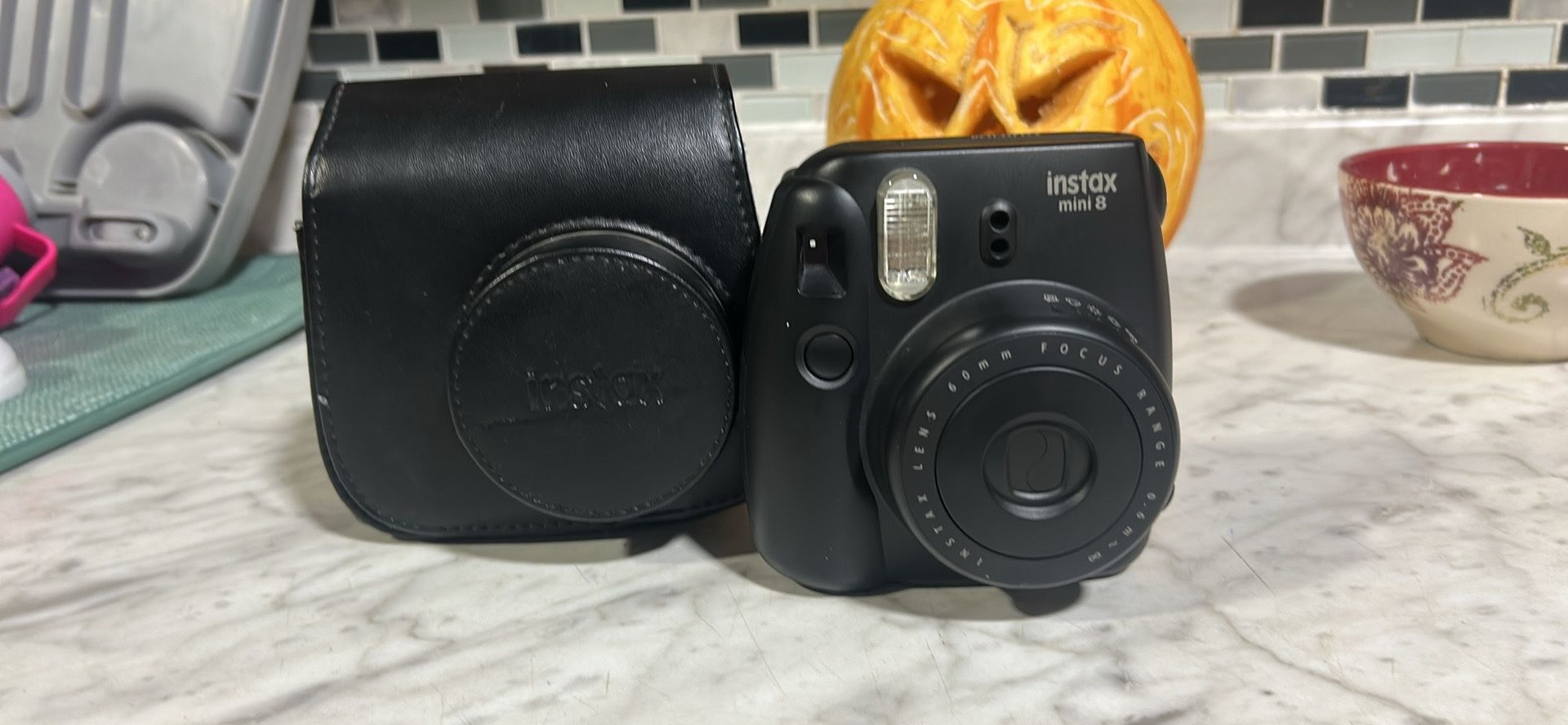 Instax Mini 8 camera with case
