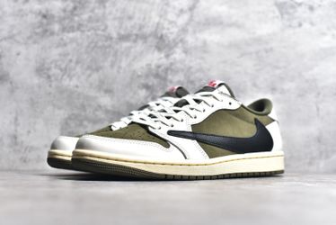 Air Jordan 1 Low OG Medium Olive。
