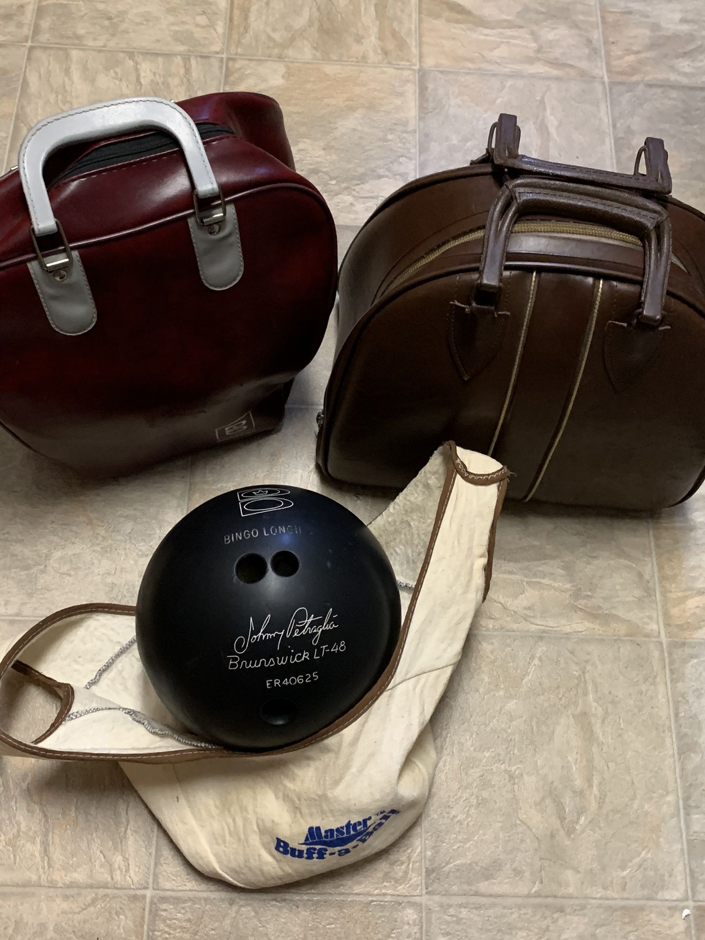 Vintage Brunswick Bowling Balls
