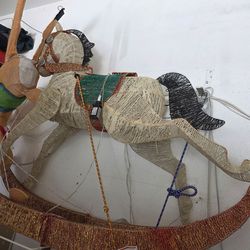 Christmas rocking chair