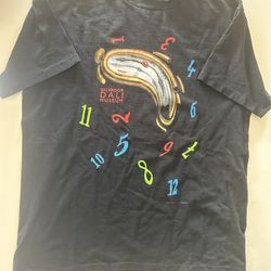 Vintage Salvador Dali Shirt Melting Clocks XL