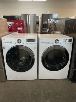 Conjunto LG lavadora y secadora de gas