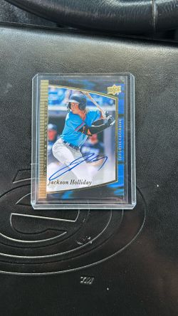 Jackson Holliday Signed Card
