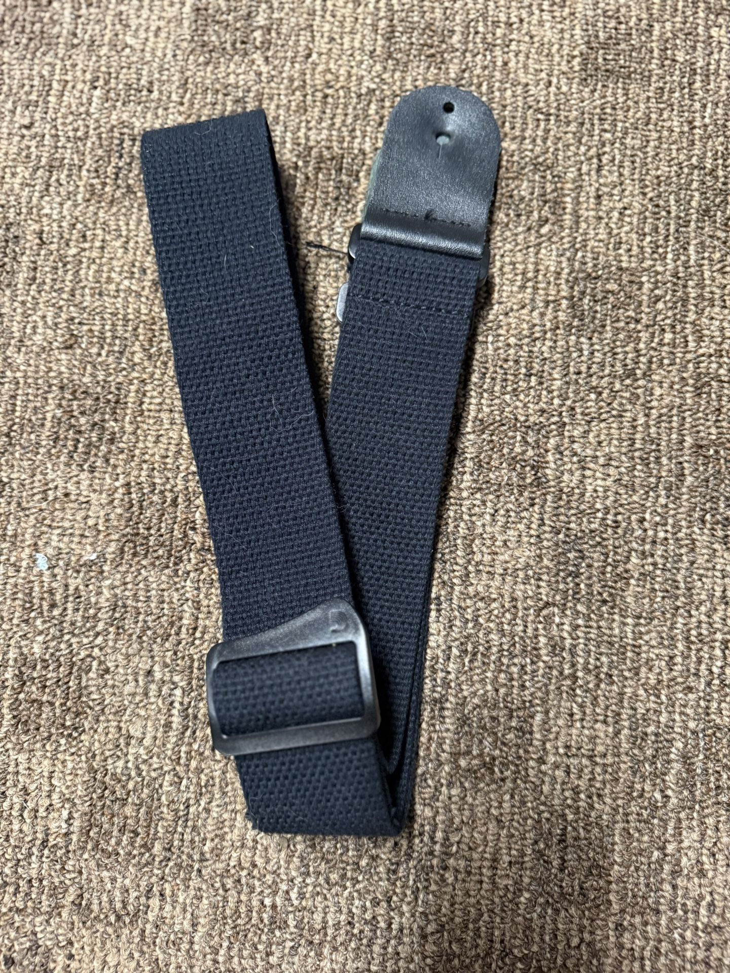 Black Guitar Strap