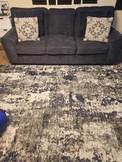 Blue couch
