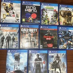 PS2, PS3,PS4 , Xbox, Wii GAMES - See Details 