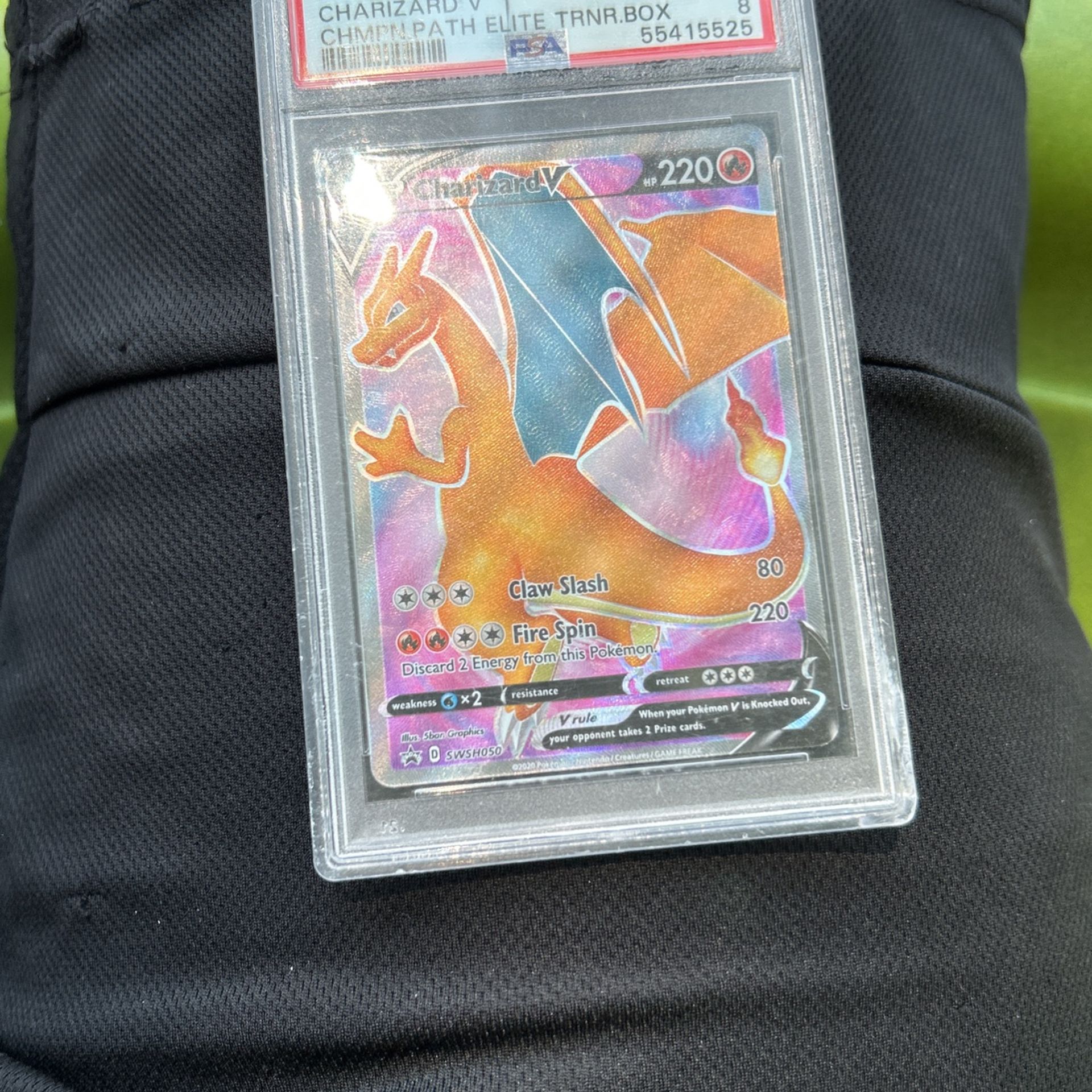 psa 8 charizard v