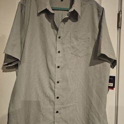 New With Tags Croft&Barrow Short Sleeve Shirt Size XL
