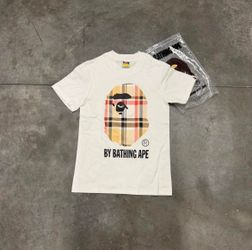 BAPE  X  BURBERRY  T-shirt medium