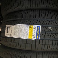 245/45r20 Goodyear NEW Set of Tires installed and balanced for FREE