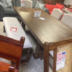Brand new table and four chairs 1199 hurry limited quantities grab and go
