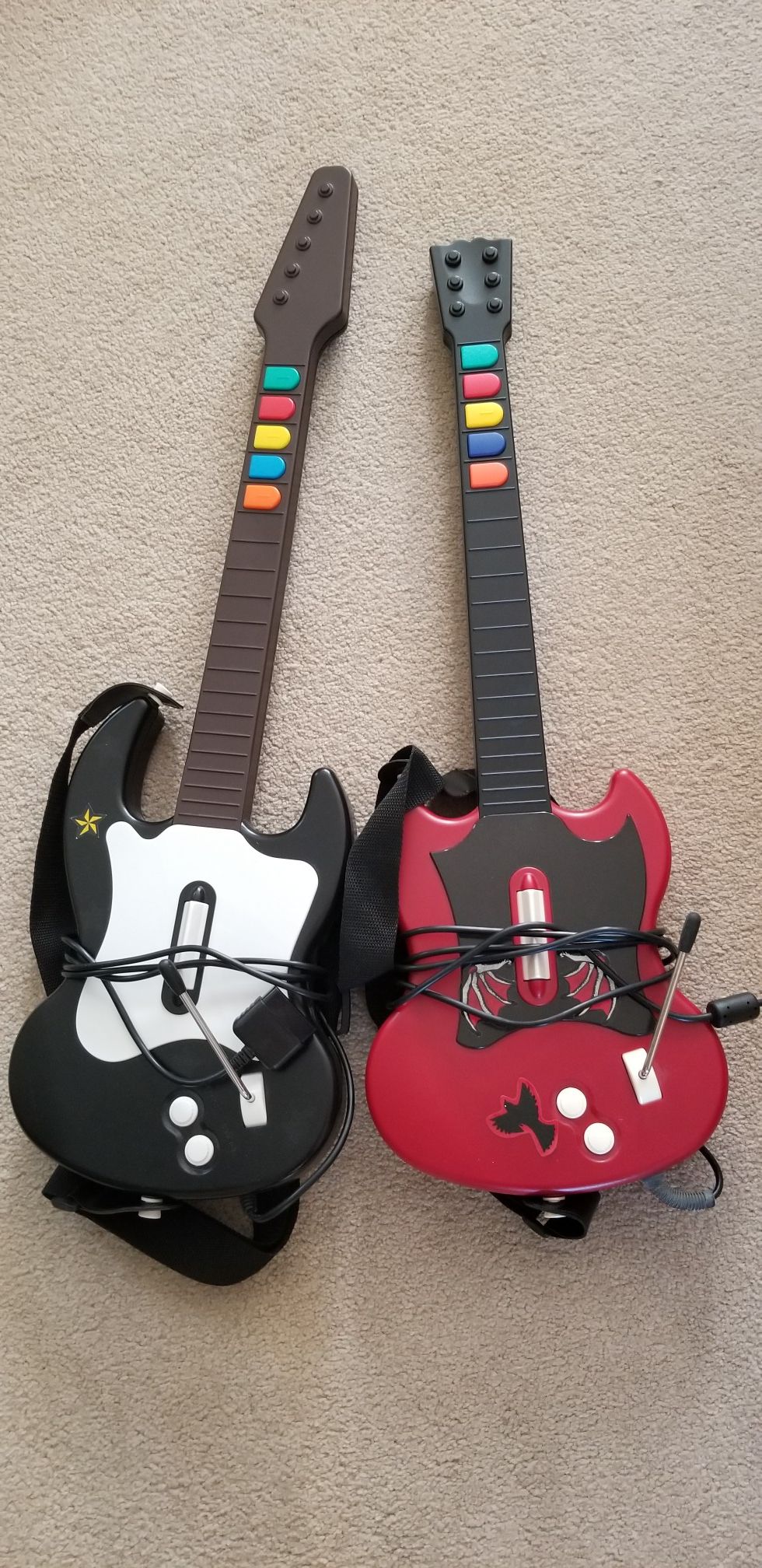 PS2 Guitar Hero Guitars