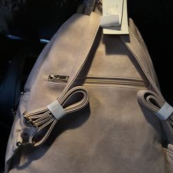 Zan Leather Collection Women Backpack / Purse 