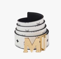 ALL WHITE  (GOLD BUCKLE)