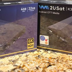 We2usat K3 Pro+ Android Streaming Box