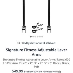 Signature Fitness Adjustable lever Arms