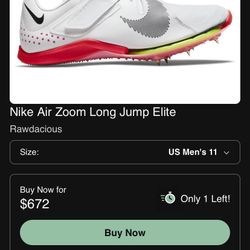 Nike Air Zoom Long Jump Elite Size 11 M  