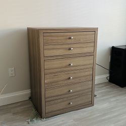 Grey/Brown Wooden Dresser