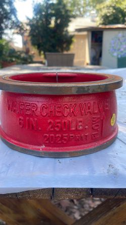 6” WAFER CHECK VALVE