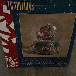 Large Christmas Globe Music